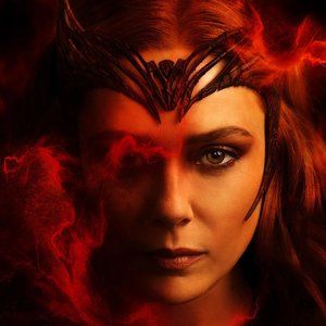 Scarlet Witch silk canvas Fabric Poster (36" x 24")